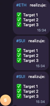 SK BOT: ETH targety 1-3, SUI targety 1-3