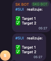 SK BOT: SUI, zrealizowane targety 1-2